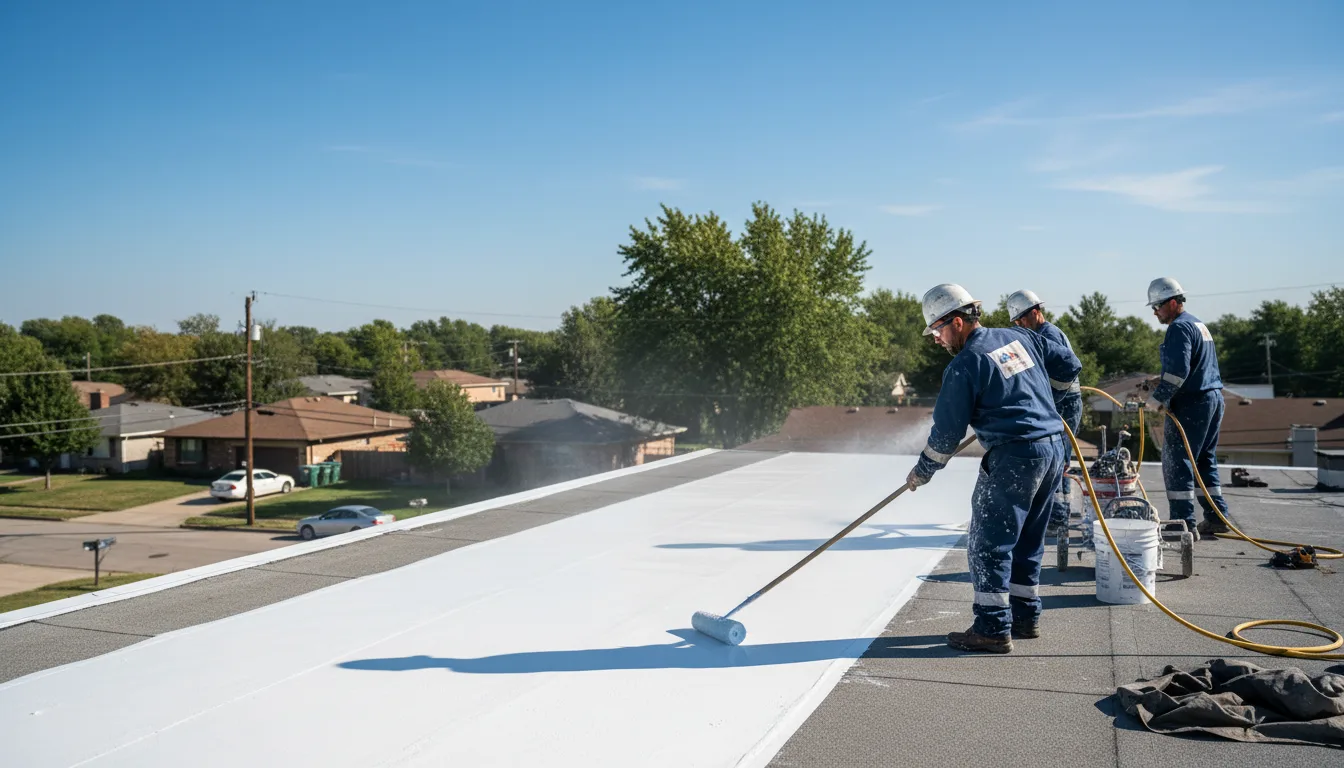 Commercial roof coating in Fordoche, LA near me